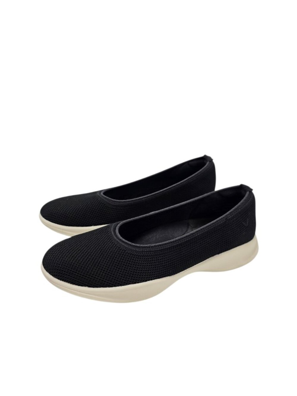 VIVAIA Walker Pro Hybrid Ballet Flats, Black, Size 37.5 / US 7, Water Repellent